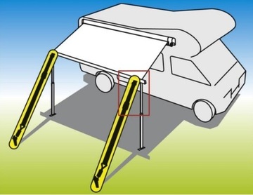 РЕМНИ ШТОРМОВОЙ БЕЗОПАСНОСТИ ДЛЯ НАКРЫТИЙ FIAMMA x2