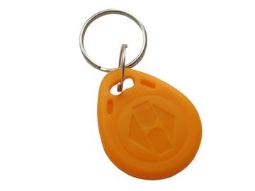 RFID-брелок Уникальный 125 кГц EM4100 для ИНТЕРФОННОГО ЗАМКА оранжевый 10 шт.