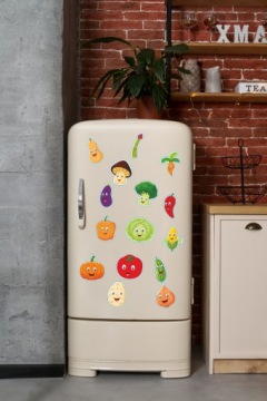 Набор магнитов на холодильник Merry VEGETABLES 15 шт.