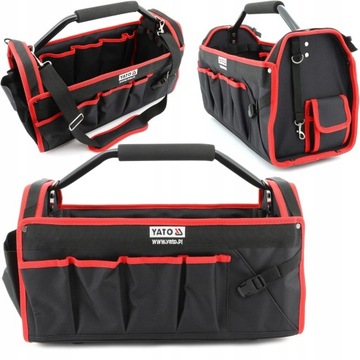 СУМКА ДЛЯ ИНСТРУМЕНТОВ 49x23x28 см YATO YT-7435 ОТКРЫТАЯ ЧЕМОДАННАЯ КОРОБКА