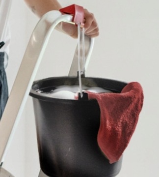 8-ступенчатая складная алюминиевая бытовая лестница BAULICH, БЕСПЛАТНЫЙ крючок и ножки!