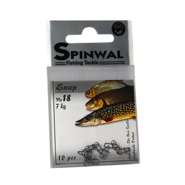 Spinwal agrafka z krętlikiem Nr 18/ 7 kg 10 szt.
