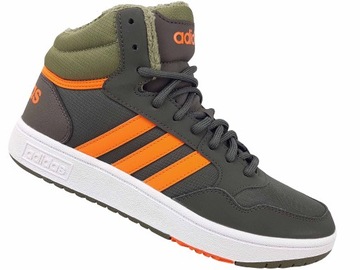 ADIDAS HOOPS MID GW4486 WYSOKIE ZIELONE OCIEPLANE