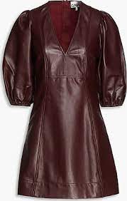 GANNI sukienka 38 M LEATHER DRESS