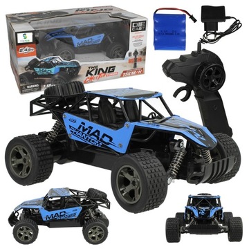 SAMOCHÓD ZDALNIE STEROWANY TERENOWY DUŻY AUTO RC PILOT 2.4GHz na AKUMULATOR