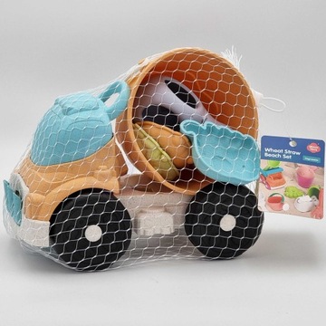 НАБОР ПЕСОЧНЫХ ЯЩИКОВ, БЕТОНОМИКШЕР 7 предметов WOOPIE