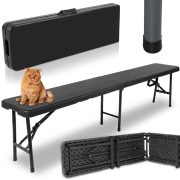 ŁAWKA CATERINGOWA SKŁADANA OGRODOWA TURYSTYCZNA WALIZKA 183 x 28 x 43 cm