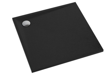 Schedpol Libra brodzik kwadratowy 90x90 czarny