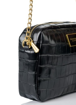 СТЕГАНАЯ СУМКА MESSAGE, ЧЕРНАЯ MONNARI