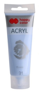 Farba akrylowa 75ml NIEBIESKI GOŁĘBI Happy Color