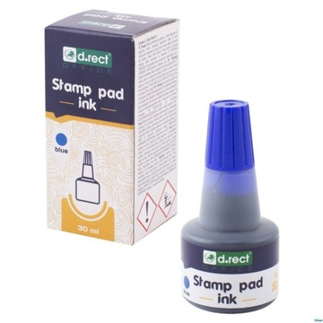 TUSZ DO STEMPLI PIECZĄTEK 30ML NIEBIESKI D.RECT
