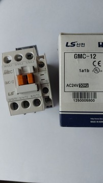 Stycznik 12A 3P 5,5kW 24VAC 50HZ 1Z1R GMC-12 24VAC 1a1b 1250005800 LSIS