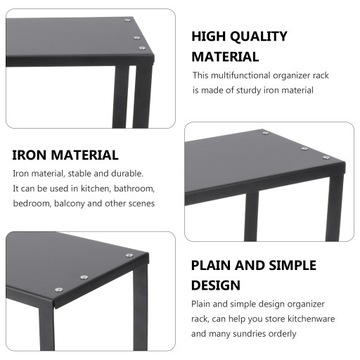 Organizator z półką stołową do przechowywania przyborów kuchennych