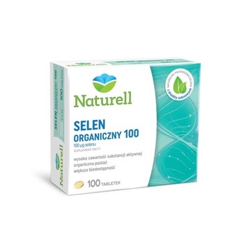 Naturell Selen organiczny 100, 100 tabletek