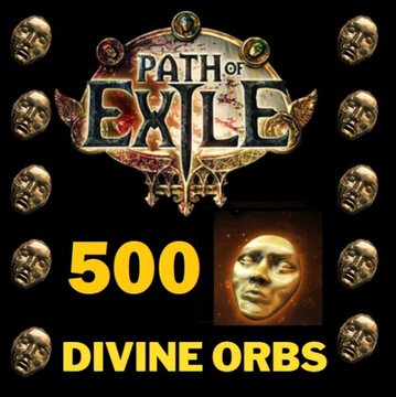 PATH OF EXILE POE STANDARD 500 DIVINE ORB ORBY PC