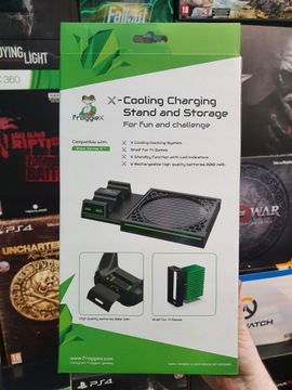 ОХЛАЖДАЮЩАЯ ПОДСТАВКА ЗАРЯДНОЕ УСТРОЙСТВО ДОК-СТАНЦИЯ XBOX SERIES X FROGGIEX