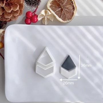 Mini Elemental Cutter Gumdrop Rounded Triangle Moon Rhombus Donut Shape Pol