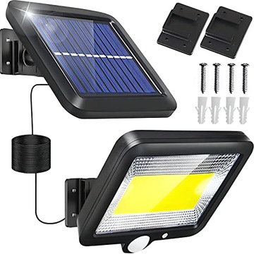 Retoo Lampa solarna z czujnikiem ruchu na zewnątrz