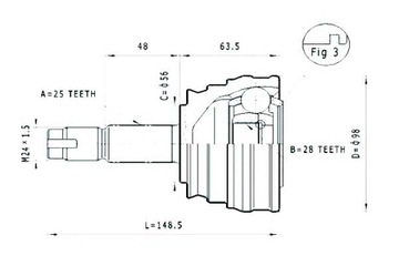 SADA KLOUBU POHON STATIM 60812880 3346K 8