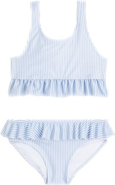 H&M kostium w paski 122/128