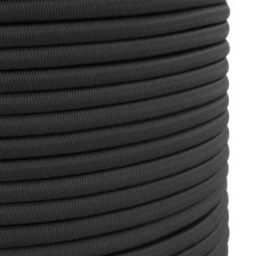 ELASTIC FIXED ROPE 10mm 10m BLACK