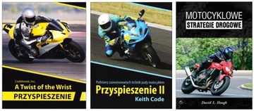 Przyspieszenie cz.1+2 + Motocyklowe strategie drogowe - 3 poradniki / 24h