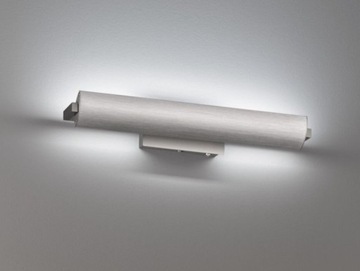 Kinkiet poziomy Fischer & Honsel podłużny srebrny LED lampa ścienna
