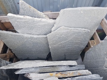 Дорожка из натурального камня, подъездная дорожка, серый большой Jumbo