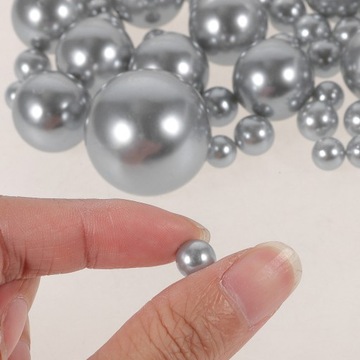 Ваза с жемчугом Круглые блестящие бусины 125 шт.