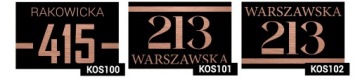 ТАБЛИЧКА АДРЕСНАЯ ДОСКА ДИБОНД МЕДЬ 32х21 узор
