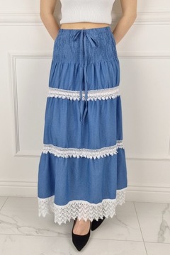ЖЕНСКАЯ КРУЖЕВНАЯ ЮБКА ДО ЩИЛИЩА – ДЛИННЫЕ Цвета
