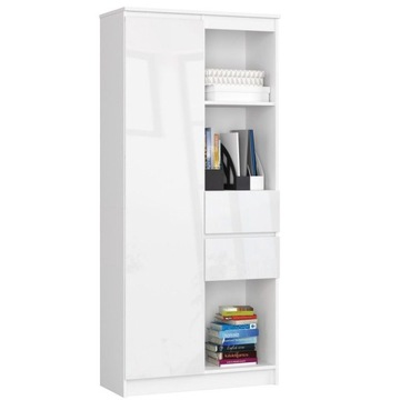 REGAŁ NOWOCZESNY ZAMYKANY MEBLE 80cm * KOLORY *