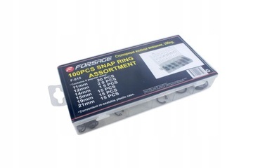 PIERŚCIENIE OSADCZE SEGERA E-CLIP ZESTAW 100 EL WEWNĘTRZNE Forsage