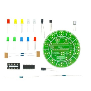 Moduł sterowany głosem 10 LEDów - nauka lutowania KIT DIY