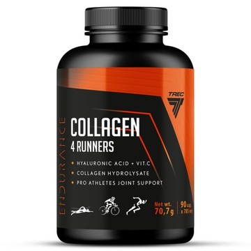KOLAGEN DLA BIEGACZY Trec Endurance Collagen 4 Runners 90 kaps. NA STAWY