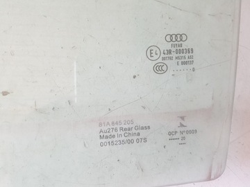 AUDI Q2 20R SKLO (OKNO) DVEŘE LEVÝ ZADNÍ