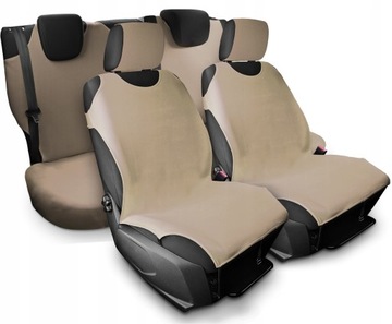 KOSZULKI POKROWCE NA SIEDZENIA KOMPLET AIRBAG