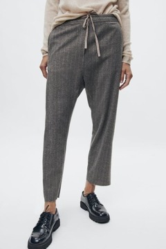 ШЕРСТЯНОЙ КОМПЛЕКТ ZARA ИЗ ПИДЖАКА И БРЮК XS/S