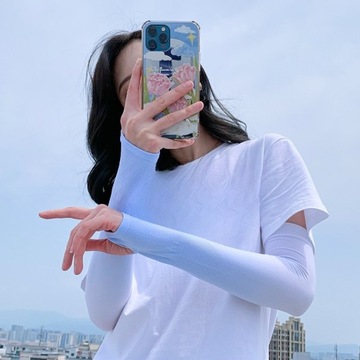 1 ПАРА РУКАВОВ С УФ-ЗАЩИТОЙ, УНИСЕКС, ОХЛАЖДАЮЩИЕ, СПОРТИВНЫЕ, СПОРТИВНЫЕ РУКАВА