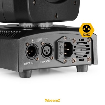 Подвижная голова с мощным светодиодным лучом RGBW DMX Beamz