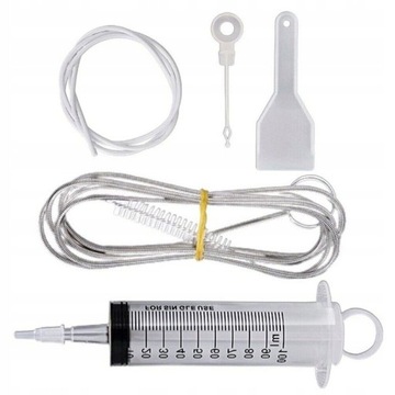 Набор для очистки сливной трубы холодильника 5 в 1, щетка, шприц, шланг