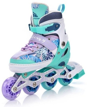 Łyżworolki Regulowane 4w1 METEOR BLUEBERRY łyżwy rolki wrotki 38-41