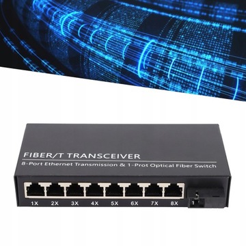 Медиаконвертер Ethernet с двойным интерфейсом RJ45