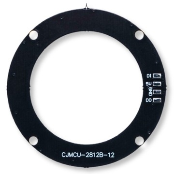 Moduł LED 12 diod WS2812 5050 Świecący pierścień RING - 5V 50mm do Arduino