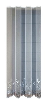 Żakardowa firanka na balkon z taśmą 230 x 200cm