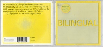 Pet Shop Boys - Bilingual CD Album Se A Vida E