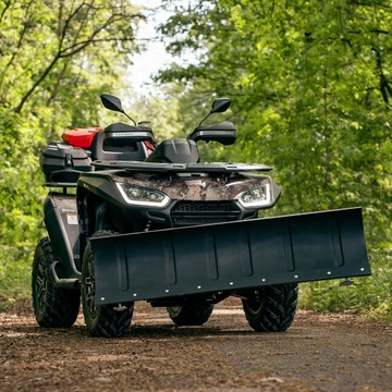 ПРОЧНЫЙ СТАЛЬНОЙ ПЛУГ ДЛЯ QUAD SHARK 59 ДЮЙМОВ, ЧЕРНЫЙ, 150 СМ, БЫСТРАЯ СБОРКА