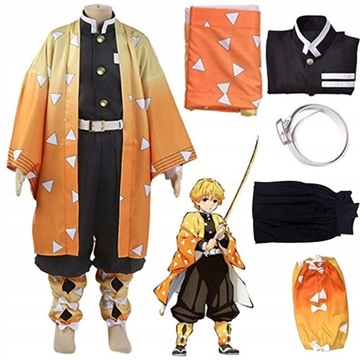 Cosplay Demon Slayer Kimetsu Agatsuma Zenitsu