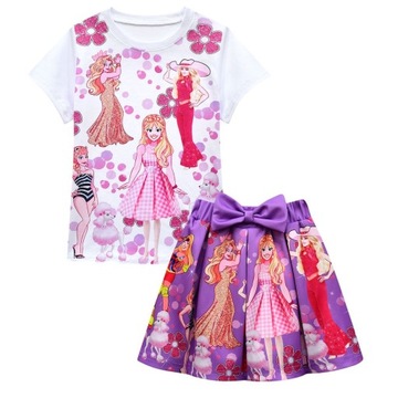 косплей детский летний наряд Барби B53-322