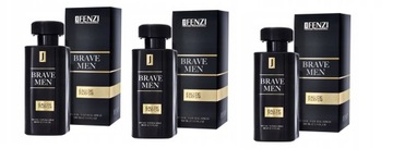 JFenzi BRAVE MEN 3x100ml EDP zestaw